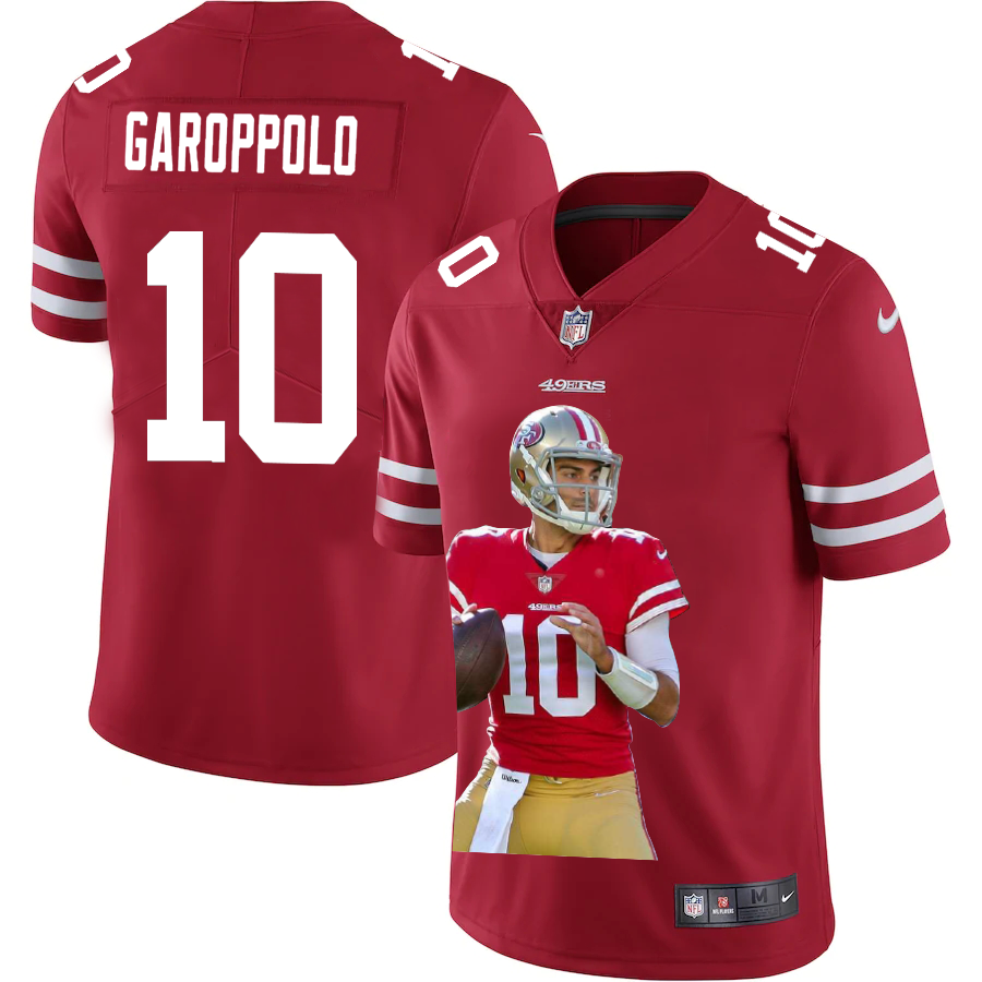 San Francisco 49ers #10 Jimmy Garoppolo Team Hero 3 Vapor Limited Jersey Red cheap jerseys for sale - CheapJerseys.Shop