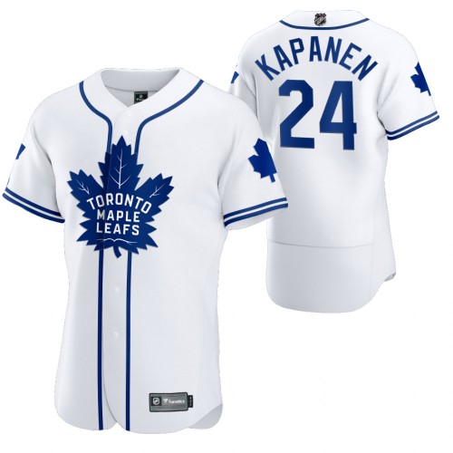 Toronto Maple Toronto Maple Leafs #24 Kasperi Kapanen Men's 2020 x Crossover Edition Baseball Jersey White Men's cheap jerseys for sale - CheapJerseys.Shop