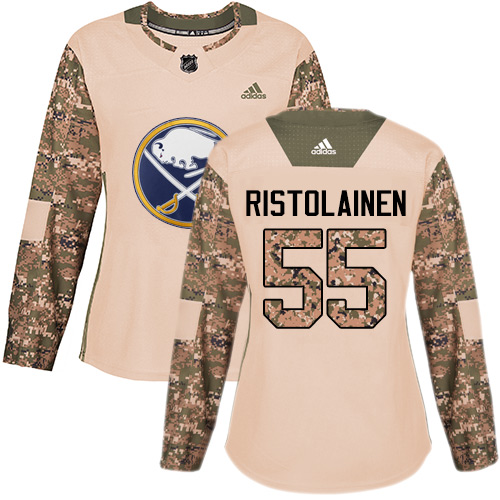 Buffalo Sabres #55 Rasmus Ristolainen Camo Authentic 2017 Veterans Day Women's Stitched Jersey Womens cheap jerseys for sale - CheapJerseys.Shop