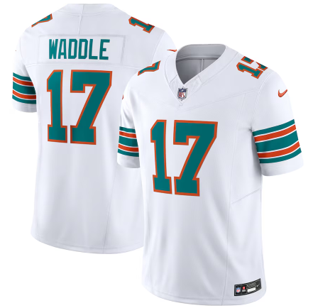 Men's Miami Dolphins Jaylen Waddle White Vapor F.U.S.E. Limited Jersey cheap jerseys for sale - CheapJerseys.Shop