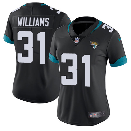 Jaguars #31 Darious Williams Black Team Color Women's Stitched Vapor Untouchable Limited Jersey cheap jerseys for sale - CheapJerseys.Shop