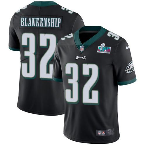 Eagles #32 Reed Blankenship Black Alternate Super Bowl LVII Patch Youth Stitched Vapor Untouchable Limited Jersey cheap jerseys for sale - CheapJerseys.Shop