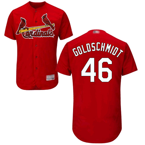 St.Louis Cardinals #46 Paul Goldschmidt Red Flexbase Authentic Collection Stitched Jersey Men's cheap jerseys for sale - CheapJerseys.Shop