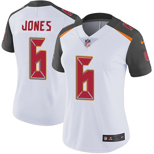 Buccaneers #6 Julio Jones White Women's Stitched Vapor Untouchable Limited Jersey cheap jerseys for sale - CheapJerseys.Shop