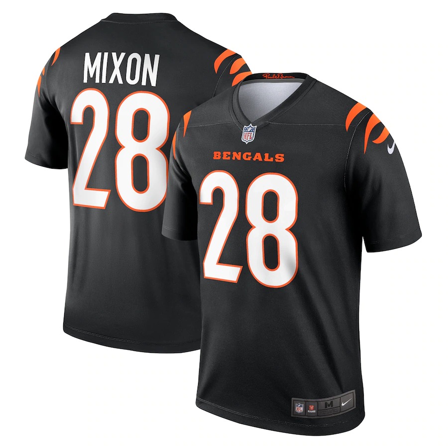 Cincinnati Bengals #28 Joe Mixon Black Legend Jersey cheap jerseys for sale - CheapJerseys.Shop
