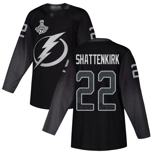 Tampa Bay Lightning #22 Kevin Shattenkirk Black Alternate Authentic 2020 Stanley Cup Champions Stitched Jersey Men's cheap jerseys for sale - CheapJerseys.Shop