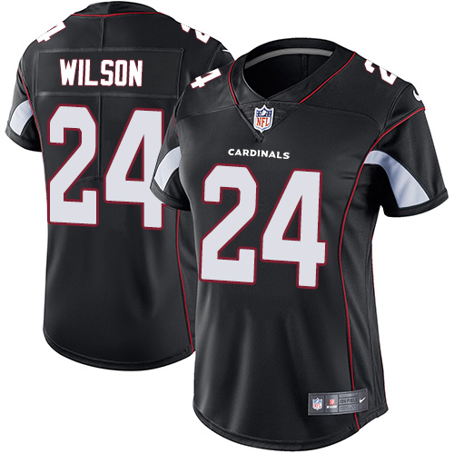 Arizona Cardinals #24 Adrian Wilson Black Alternate Women's Stitched Vapor Untouchable Limited Jersey Womens cheap jerseys for sale - CheapJerseys.Shop
