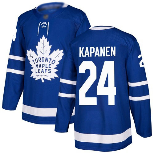 Maple Toronto Maple Leafs #24 Kasperi Kapanen Blue Home Authentic Stitched Jersey Men's cheap jerseys for sale - CheapJerseys.Shop
