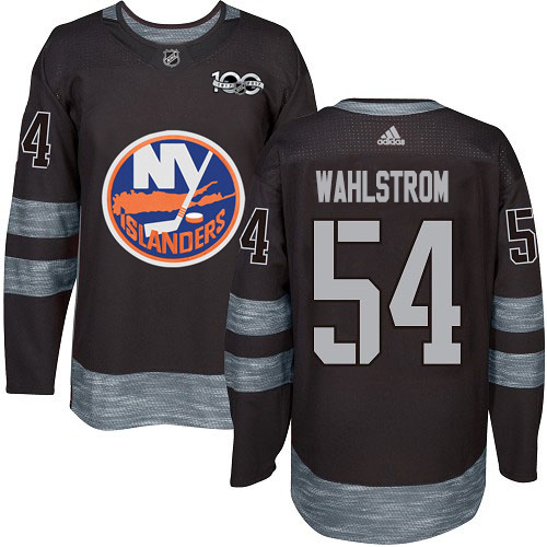 New York Islanders #54 Oliver Wahlstrom Black 1917-2017 100th Anniversary Stitched Jersey Men's cheap jerseys for sale - CheapJerseys.Shop