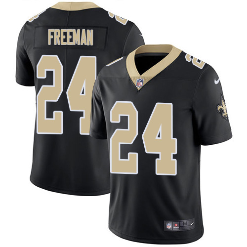 New Orleans Saints #24 Devonta Freeman Black Team Color Youth Stitched Vapor Untouchable Limited Jersey Youth cheap jerseys for sale - CheapJerseys.Shop