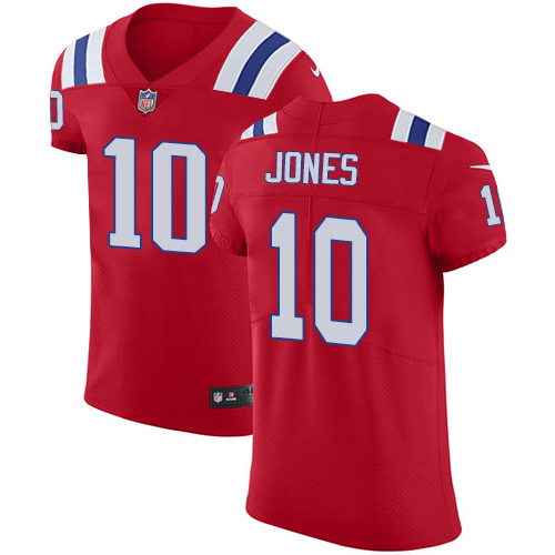 Patriots #10 Mac Jones Red Alternate Men's Stitched Vapor Untouchable Elite Jersey cheap jerseys for sale - CheapJerseys.Shop