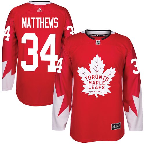 Maple Toronto Maple Leafs #34 Auston Matthews Red Team Canada Authentic Stitched Youth Jersey Youth cheap jerseys for sale - CheapJerseys.Shop
