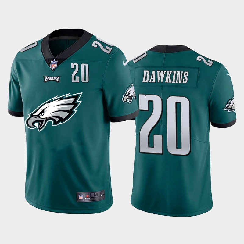 Philadelphia Eagles #20 Brian Dawkins Green Men's Big Team Logo Player Vapor Limited Jersey cheap jerseys for sale - CheapJerseys.Shop