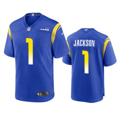 Los Angeles Los Angeles Rams #1 Desean Jackson Men's Game Jersey - Royal Men's cheap jerseys for sale - CheapJerseys.Shop