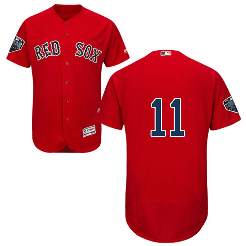 Boston Red Sox #11 Rafael Devers Red Flexbase Authentic Collection 2018 World Series Stitched Jersey Men's cheap jerseys for sale - CheapJerseys.Shop
