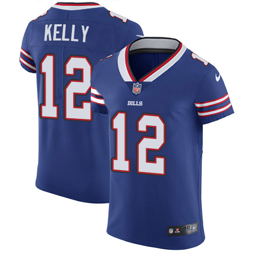 Bills #12 Jim Kelly Royal Blue Team Color Men's Stitched Vapor Untouchable Elite Jersey cheap jerseys for sale - CheapJerseys.Shop