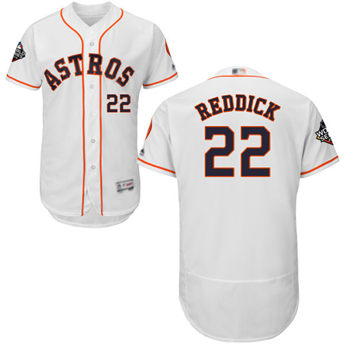 Houston Astros #22 Josh Reddick White Flexbase Authentic Collection 2019 World Series Bound Stitched Jersey Men's cheap jerseys for sale - CheapJerseys.Shop