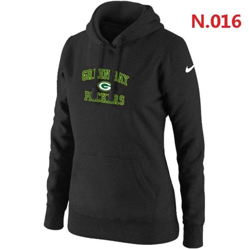 Women's Green Bay Packers Heart & Soul Pullover Hoodie Black cheap jerseys for sale - CheapJerseys.Shop