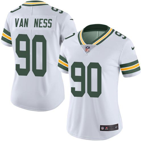 Packers #90 Lukas Van Ness White Women's Stitched Vapor Untouchable Limited Jersey cheap jerseys for sale - CheapJerseys.Shop