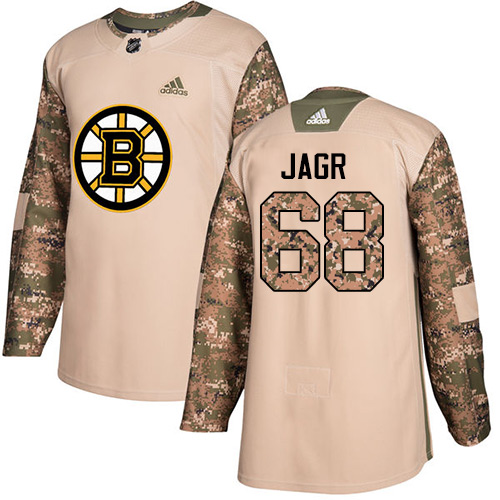 Boston Bruins #68 Jaromir Jagr Camo Authentic 2017 Veterans Day Stitched Jersey Men's cheap jerseys for sale - CheapJerseys.Shop