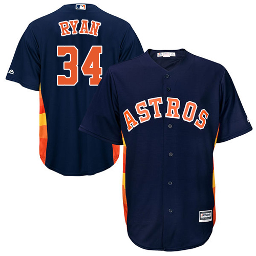 Houston Astros #34 Nolan Ryan Navy Blue Cool Base Stitched Youth Jersey Youth cheap jerseys for sale - CheapJerseys.Shop