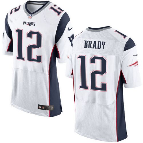 Patriots #12 Tom Brady White Men's Stitched New Elite Jersey cheap jerseys for sale - CheapJerseys.Shop