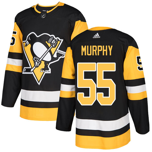 Pittsburgh Penguins #55 Larry Murphy Black Home Authentic Stitched Jersey Men's cheap jerseys for sale - CheapJerseys.Shop