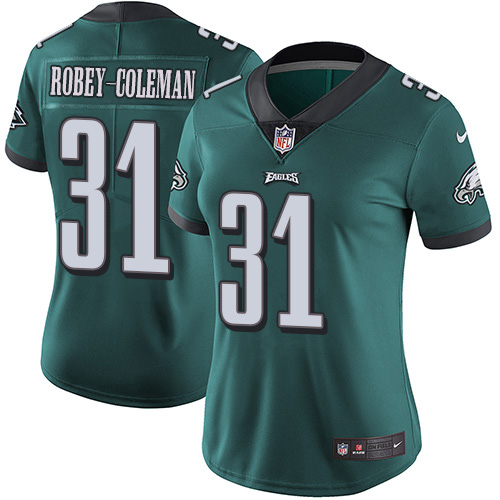 Philadelphia Eagles #31 Nickell Robey-Coleman Green Team Color Women's Stitched Vapor Untouchable Limited Jersey Womens cheap jerseys for sale - CheapJerseys.Shop