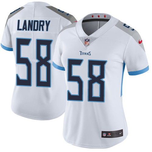 Tennessee Titans #58 Harold Landry White Women's Stitched Vapor Untouchable Limited Jersey Womens cheap jerseys for sale - CheapJerseys.Shop
