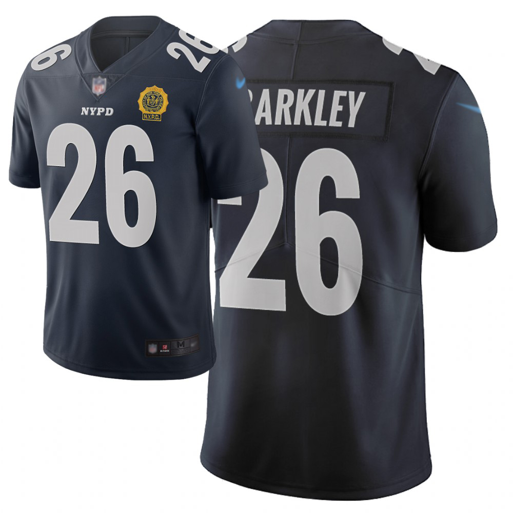 Giants #26 Saquon Barkley Navy Men's Stitched Limited City Edition Jersey cheap jerseys for sale - CheapJerseys.Shop