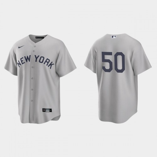 New York New York Yankees #50 Jameson Taillon Men's Gray 2021 Field of Dreams Game Jersey Men's cheap jerseys for sale - CheapJerseys.Shop