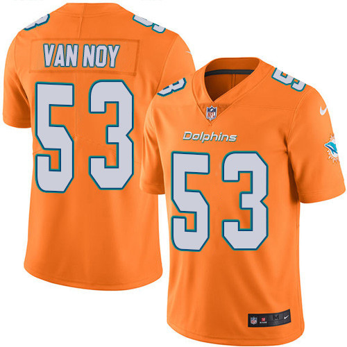 Miami Dolphins #53 Kyle Van Noy Orange Green Youth Stitched Limited Rush Jersey Youth cheap jerseys for sale - CheapJerseys.Shop