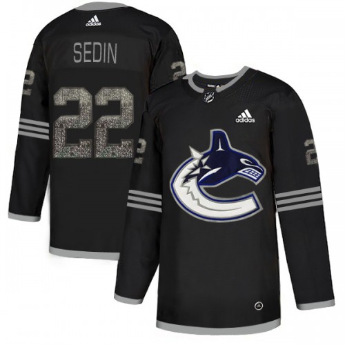 Vancouver Canucks #22 Daniel Sedin Black Authentic Classic Stitched Jersey Men's cheap jerseys for sale - CheapJerseys.Shop