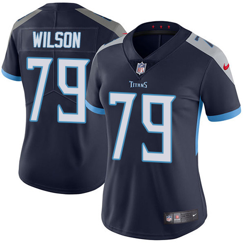 Tennessee Titans #79 Isaiah Wilson Navy Blue Team Color Women's Stitched Vapor Untouchable Limited Jersey Womens cheap jerseys for sale - CheapJerseys.Shop