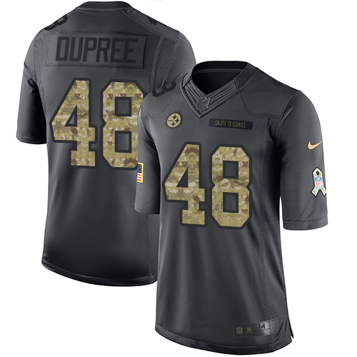 Pittsburgh Steelers #48 Bud Dupree Black Youth Stitched Limited 2016 Salute to Service Jersey Youth cheap jerseys for sale - CheapJerseys.Shop