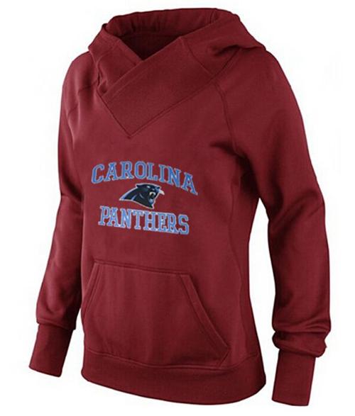 Women's Carolina Panthers Heart & Soul Pullover Hoodie Red cheap jerseys for sale - CheapJerseys.Shop