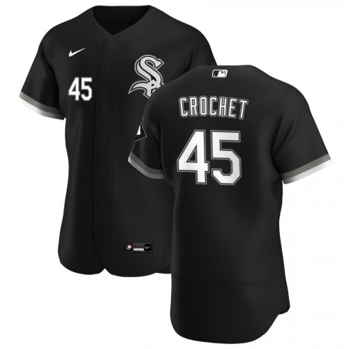 Chicago Chicago White Sox #45 Garrett Crochet Men's Black Alternate 2020 Authentic Player Jersey Men's cheap jerseys for sale - CheapJerseys.Shop