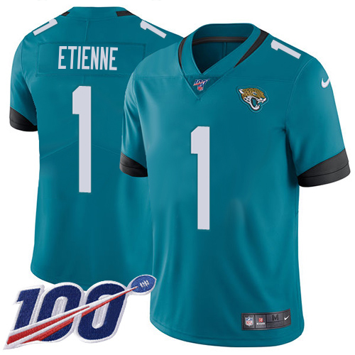 Jaguars #1 Travis Etienne Teal Green Alternate Youth Stitched 100th Season Vapor Limited Jersey cheap jerseys for sale - CheapJerseys.Shop