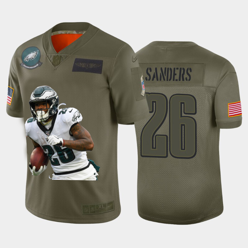 Philadelphia Eagles #26 Miles Sanders Team Hero 2 Vapor Limited Jersey Camo cheap jerseys for sale - CheapJerseys.Shop