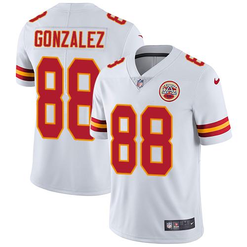 Kansas City Chiefs #88 Tony Gonzalez White Men's Stitched Vapor Untouchable Limited Jersey Men's cheap jerseys for sale - CheapJerseys.Shop