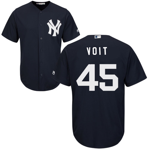 New York New York Yankees #45 Luke Voit Majestic Cool Base Jersey Navy Men's cheap jerseys for sale - CheapJerseys.Shop