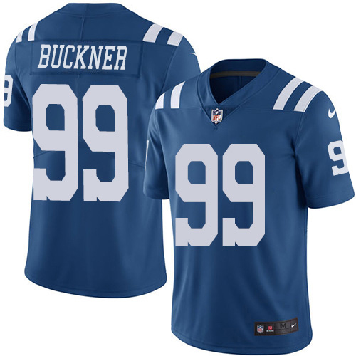 Indianapolis Colts #99 DeForest Buckner Royal Blue Men's Stitched Limited Rush Jersey Men's cheap jerseys for sale - CheapJerseys.Shop