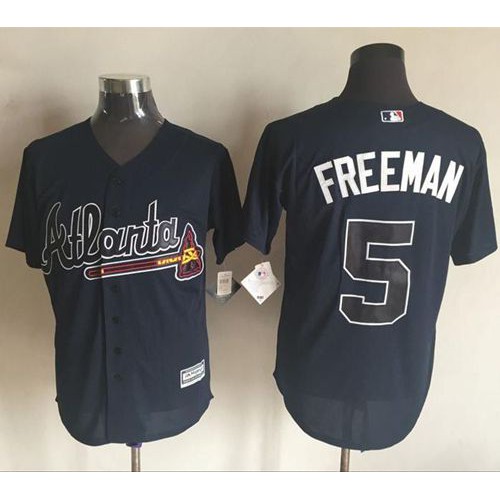 Atlanta Braves #5 Freddie Freeman Blue New Cool Base Stitched Jersey Men's cheap jerseys for sale - CheapJerseys.Shop