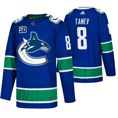 Men's Vancouver Vancouver Canucks #8 Christopher Tanev Blue 2019-20 Home Authentic Jersey Men's cheap jerseys for sale - CheapJerseys.Shop