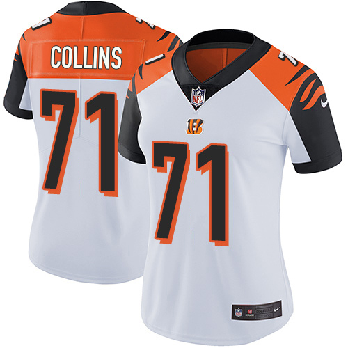 Bengals #71 La'el Collins White Women's Stitched Vapor Untouchable Limited Jersey cheap jerseys for sale - CheapJerseys.Shop