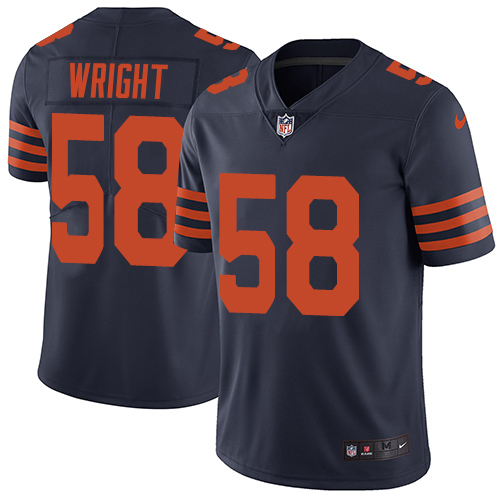Bears #58 Darnell Wright Navy Blue Alternate Men's Stitched Vapor Untouchable Limited Jersey cheap jerseys for sale - CheapJerseys.Shop