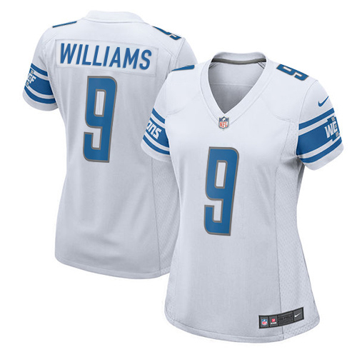 Lions #9 Jameson Williams White Women's Stitched Elite Jersey cheap jerseys for sale - CheapJerseys.Shop