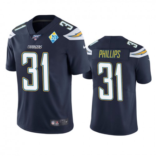 Los Angeles Los Angeles Chargers #31 Adrian Phillips Navy 60th Anniversary Vapor Limited Jersey Men's cheap jerseys for sale - CheapJerseys.Shop