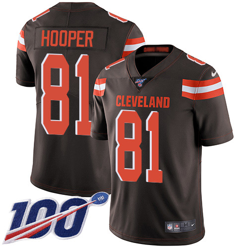 Cleveland Browns #81 Austin Hooper Brown Team Color Youth Stitched 100th Season Vapor Untouchable Limited Jersey Youth cheap jerseys for sale - CheapJerseys.Shop