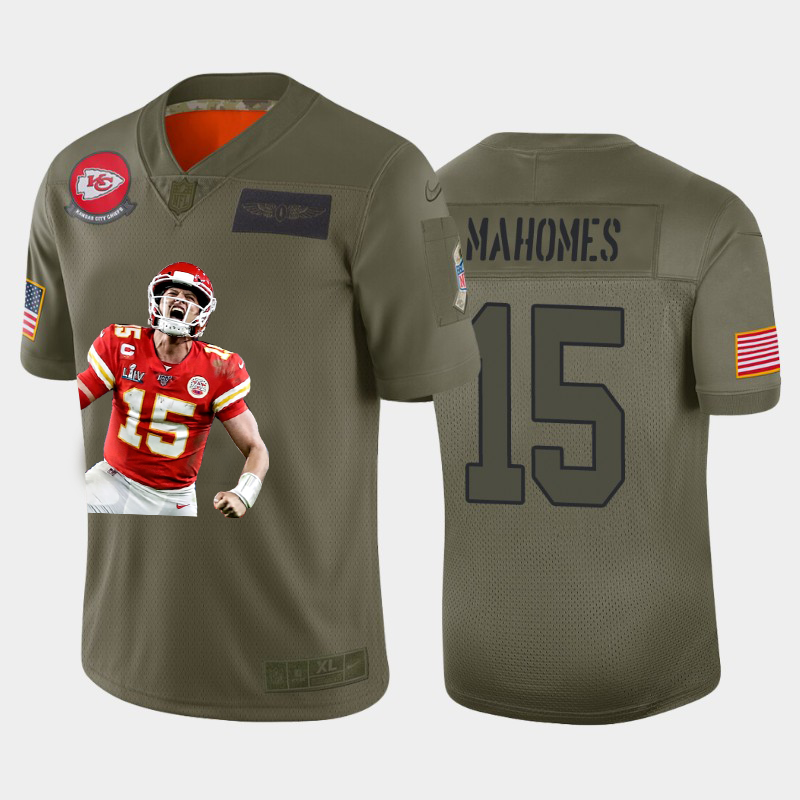 Kansas City Chiefs #15 Patrick Mahomes Team Hero 2 Vapor Limited Jersey Camo cheap jerseys for sale - CheapJerseys.Shop